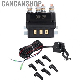 Cancanshop Winch Relay  Stable Performance High Starting Power Winch Solenoid Relay ABS Housing 12V  for ATV