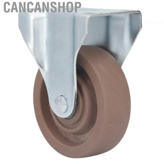 Cancanshop Fixed Wheel  Smoth Rolling Easy Installation Sturdy Structure Nylon Caster  for Trolley