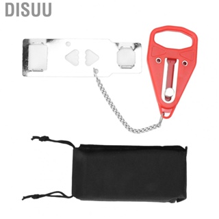 Disuu Travel Door Security Lock  Durable Lightweight Travel Room Lock Stainless Steel  for Home