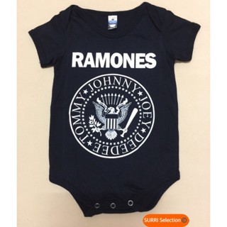 Ramones ชุดรอมเปอร์ ลายสัญลักษณ์วันพีช สําหรับเด็กทารก T2GO