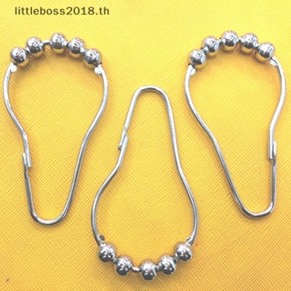 [littleboss] ตะขอสเตนเลส สําหรับแขวนผ้าม่านอาบน้ํา 12 ชิ้น