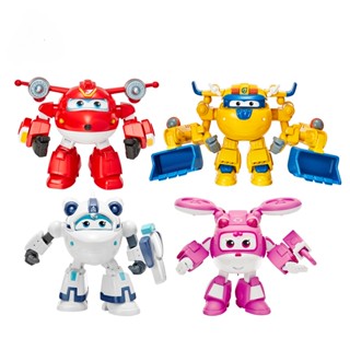 Super Wings ฟิกเกอร์หุ่นยนต์เครื่องบิน PVC 3 นิ้ว TBDM