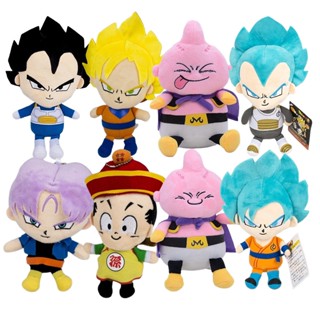 ตุ๊กตาฟิกเกอร์ Dragon Ball Goku Vegeta Buu Gohan Trunks Kawaii ขนาด 20 ซม. เหมาะกับของขวัญวันเกิด สไตล์ญี่ปุ่น ของเล่นสําหรับเด็ก