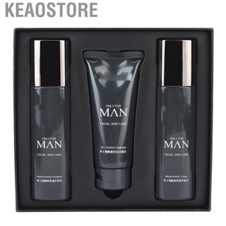 Keaostore Mens Skin Care Kit  Face Absorbable  Material Adjusting Balance for Home Bathroom