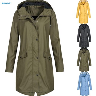 【HODRD】Coat Forest Hooded Jacket Long Coat Outdoor Rain-proof Raincoat Rainwear【Fashion】