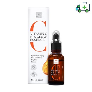 Vitara Vitamin C 10% Glow Essence 25 ml (จำนวน 1 ขวด) ไวทาร่า วิตามิน ซี โกลว์ เอสเซนส์  [PF]