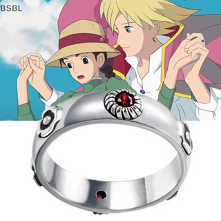 Bsbl แหวนโลหะ รูปการ์ตูนอนิเมะ Howls Moving Castle เครื่องประดับ สําหรับทุกเพศ