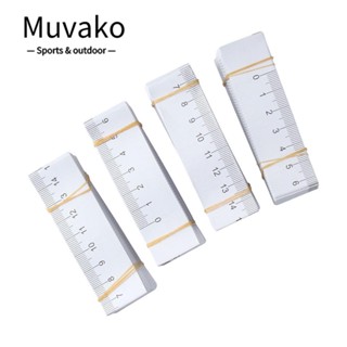 MUVAKO เทปวัดตัว ไม้บรรทัดกระดาษ แบบนิ่ม สําหรับตัดเย็บเสื้อผ้า