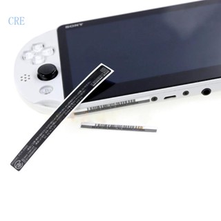 Cre สติกเกอร์ติดคอนโซลด้านหลัง ลายทาง สีเงิน สําหรับ PSV2000