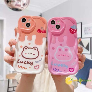 เคสโทรศัพท์มือถือแบบนิ่ม ลายไอศกรีม Joy Bear 3D ขอบโค้ง สําหรับ Realme C15 C55 C21 C11 2021 C21Y C30 C30S C31 C33 C35 C25 C20 C3 C12 C2 C25S 10 5S 5 5i 9i C17 7i C1 C25Y C2 C3i 6i C20A  Narzo 20 10 10A 20A 30A 50A 50i Prime