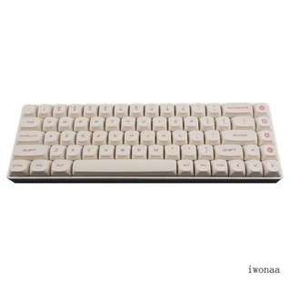 Iwo ปุ่มกดคีย์บอร์ด 126 คีย์ ธีมกราฟฟิตี้ MA PBT สีขาว สําหรับคีย์บอร์ด MX-Switch