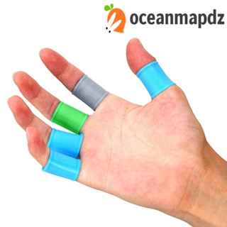 Oceanmapdz ปลอกสวมนิ้วกอล์ฟ หลากสี สีฟ้า สีเทา สีชมพู ซิลิโคน เพื่อความปลอดภัย รองรับการป้องกันมือ