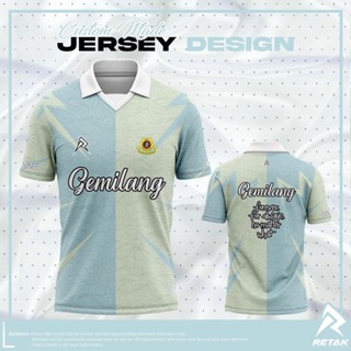 Jersey RETRO COLLAR BAJU JERSEY Gemilang ปี 2023