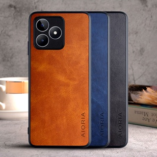 เคสโทรศัพท์มือถือหนัง TPU หรูหรา สไตล์วินเทจ สําหรับ Realme c53 4G narzo n53