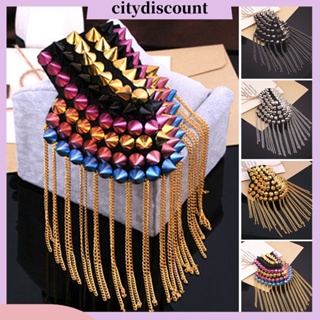 &lt;citydiscount&gt; เข็มกลัดพู่ สไตล์พังก์วินเทจ สําหรับตกแต่งเสื้อผ้า