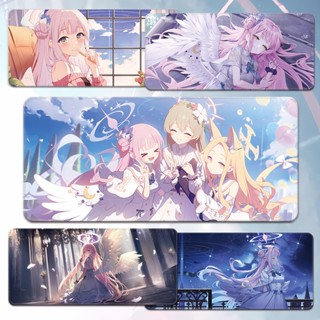 Misono Mika mouse pad Blue Archive Mika oversized Yayoi gaming desk pad anime game around แผ่นรองเมาส์ ขนาดใหญ่