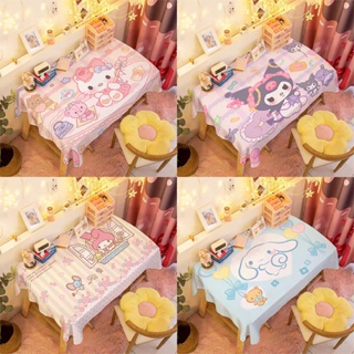 ผ้าปูโต๊ะ ลายการ์ตูน Sanrio Melody Kuromi Cinnamoroll Pom Pom Purin Pochacco สําหรับห้องนอน หอพัก (9.4)