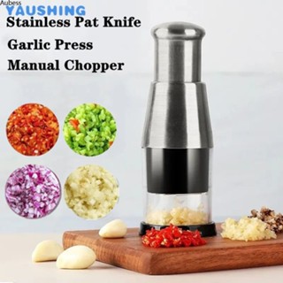 Ready 3s Fast Food Chopper 304 Stainless Steel Manual Hand Press Kitchen Garlic Onion Vegetable Processor Chopper Cutter Dicer Serein