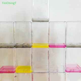 [TinChingT] กล่องเก็บโมเดลฟิกเกอร์ ทรงสี่เหลี่ยม สีโปร่งใส DIY สําหรับเด็ก [ใหม่]