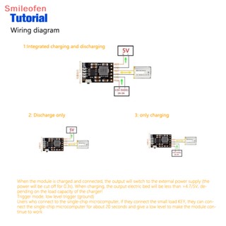 [Smileofen] ใหม่ บอร์ดโมดูลชาร์จแบตเตอรี่ลิเธียม 2A 5V 3.7V 4.2V Diy