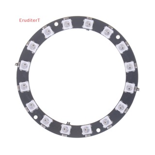 [EruditerT] Ws2812b 5050 แหวนไฟ LED RGB 16 บิต พร้อมไดรเวอร์ในตัว 68 มม. สําหรับ Arduino [ใหม่]