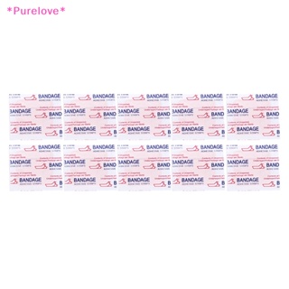 Purelove&gt; ใหม่ พลาสเตอร์ปลอดเชื้อ ยืดหยุ่น 3.8 ซม. X3.8 ซม. 10 ชิ้น ต่อล็อต