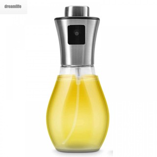 【DREAMLIFE】200ml Stainless Steel Oil Sprayer Bottle for Health Conscious Cooking and Eating