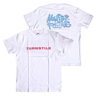 เวรเอ้ย  [S-5XL]Turnstile BAND เสื้อยืด - NONSTOP FEELING / USA ขนาด