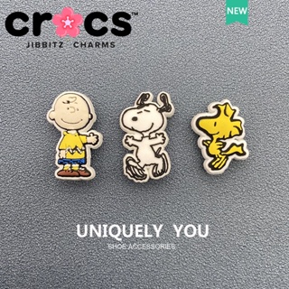 Jibbitz crocs charms หัวเข็มขัดรองเท้า ลายการ์ตูนสนูปปี้ น่ารัก สนุก ตกแต่งหัวเข็มขัด