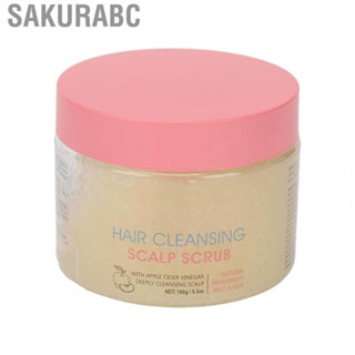 Sakurabc Hair Cleansing Scalp Scrub  150ml Refreshing Dead Skin  Apple Cider for Oily Men Women