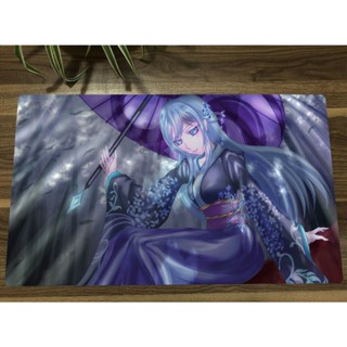 Yugioh Playmat Teardrop the Rikka Queen TCG CCG แผ่นรองเมาส์ และแผ่นรองเมาส์