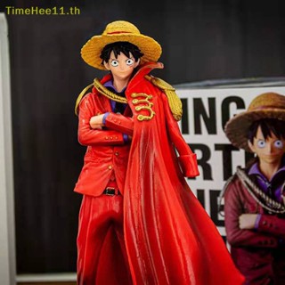 Timehee ตุ๊กตาฟิกเกอร์ PVC ครบรอบ 20 ปี One Piece Luffy สีแดง สําหรับเก็บสะสม