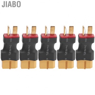 Jiabo 5Pcs RC Plane  Adapter T‑Type Male Plug XT60 Female Connector