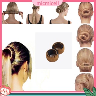 [MMC] โดนัทถักเปีย แฟชั่น อุปกรณ์เสริม สําหรับผู้หญิง DIY