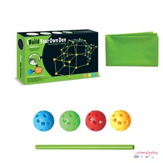 Forts House Kids Fort Building Kit 72 Balls 102 Sticks Builder Gift Creative ของเล่นของเล่นเพื่อการเรียนรู้ [N/6]