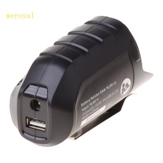 Weroyal อะแดปเตอร์ชาร์จ Usb ทนทาน แบบเปลี่ยน สําหรับแบตเตอรี่ Li-ion 10 8v