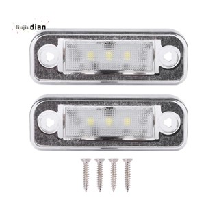 หลอดไฟ LED ติดป้ายทะเบียนรถยนต์ สําหรับ Benz Mercedes W203 5D W211 R171 W219