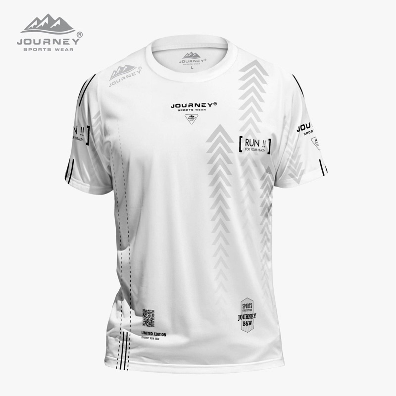 ใหม่ พร้อมส่ง JBW Jersey Journey เสื้อยืด ผู้ชาย ผู้หญิง เสื้อกีฬา สําหรับวิ่ง ออกกําลังกาย ผ้าไมโครสปอร์ต รองเท้า น้ําหนักเบา ระบายอากาศได้ดี พิมพ์ลาย มีสีดํา และสีขาว