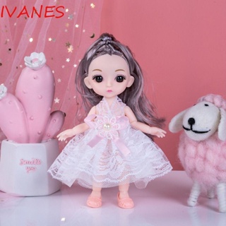 IVANES ตุ๊กตาฟิกเกอร์ รูปเด็กสาวน่ารัก ขยับข้อต่อได้ ขนาด 17 ซม. DIY