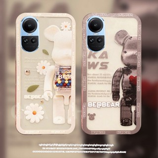 พร้อมส่ง เคสโทรศัพท์มือถือ ซิลิโคนนิ่ม TPU ใส กันกระแทก ลายการ์ตูนหมีเดซี่ สําหรับ Oppo Reno10 Pro Reno10 Pro+ 5G Reno10Pro+ Reno 10 Pro