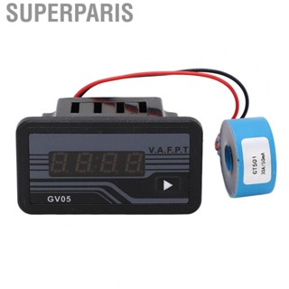 Superparis Generator Voltmeter  ABS Engine Voltage Meter Easy Installation High Accuracy for Power