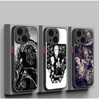 เคสโทรศัพท์มือถือนิ่ม กันเลนส์ ลาย sons of anarchy season 7 สําหรับ iPhone 12 13 Plus 14 Pro Max P292