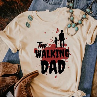 เสื้อยืด พิมพ์ลาย the Walking Dead สไตล์ญี่ปุ่น ฮาราจูกุ สําหรับผู้หญิง