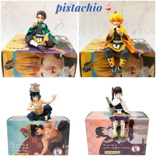 โมเดลฟิกเกอร์ PVC รูปการ์ตูนอนิเมะ Demon Slayer Kimetsu No Yaiba สําหรับตกแต่งบ้าน