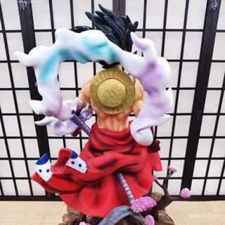 โมเดลฟิกเกอร์ One Piece รูปปั้นงู ลูฟี่ ขนาดใหญ่ ของเล่นสําหรับเด็ก