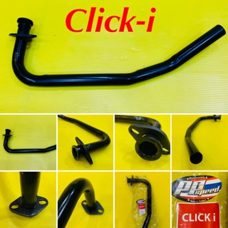 คอท่อ Click-i 22mm. สีดำ รุ่นแป๊ปหนา : PPspeed