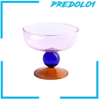 [Predolo1] ชามแก้ว ทรงกลม สําหรับใส่ขนมหวาน ผลไม้