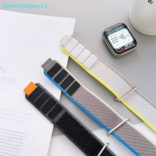 Gentlehappy สายนาฬิกาข้อมือไนล่อน ปรับได้ ระบายอากาศ สําหรับ Watch S8 Ultra 42 มม. 38 มม. Ultra S8