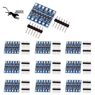 โมดูลแปลง 4 ช่อง IIC I2C 3.3V เป็น 5V สําหรับ Arduino 10 ชิ้น