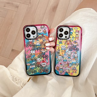 Casetify เคสป้องกันโทรศัพท์มือถืออะคริลิค ลายสัตว์ Marshmallow สําหรับ iPhone 14 12 13 Pro Max